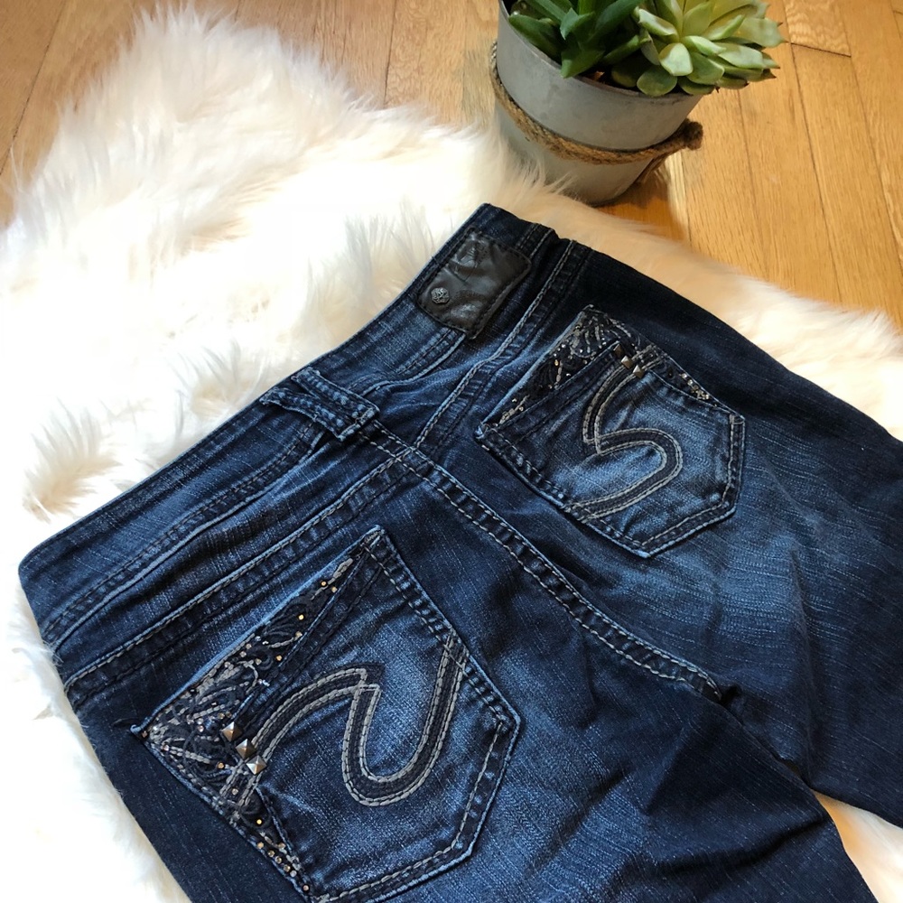 Silver Bootcut Jeans! - Picture 2 of 3